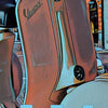 Close-up of the Vespa | Roma Poster by Alecse
