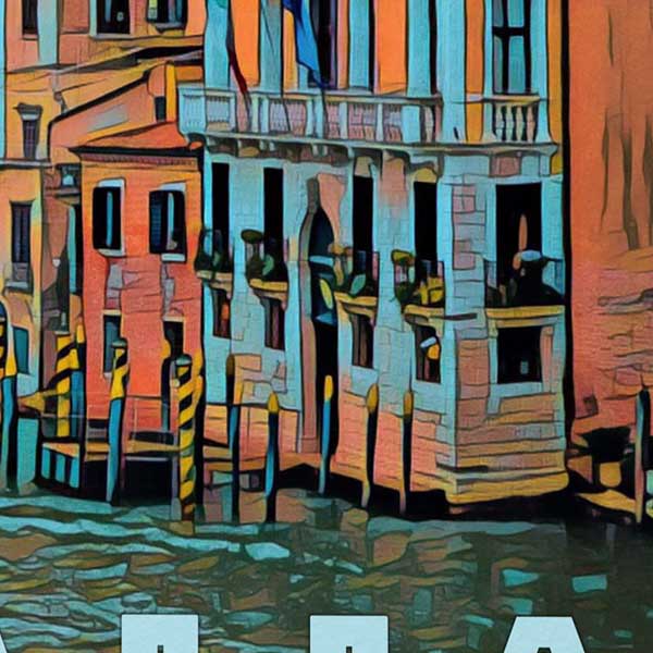 Details of the Grand Canal Venise poster