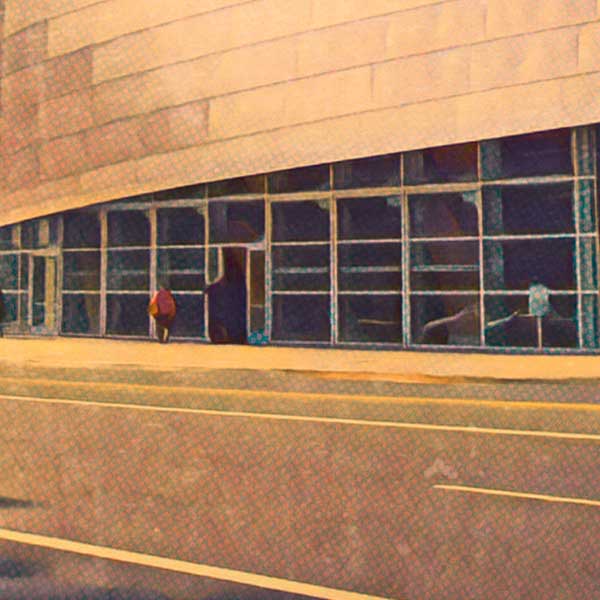 Details of the Walt Disney Concert Hall in Los Angeles