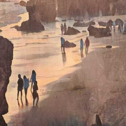 Details of Malibu Poster El Matador | California Travel Poster of Los Angeles