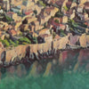 Details of the city of Monemvasia in Greece