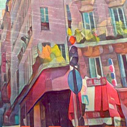 Details of Rue Des Martyrs, Paris Pigalle poster