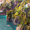 Details of Positano Poster Salerno | Italy Travel Poster of Campania