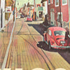 Zoomed view of Alecse's 'Puebla Travel Poster' revealing the soft focus style and vintage charm