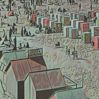 Details of the Soulac poster by Alecse