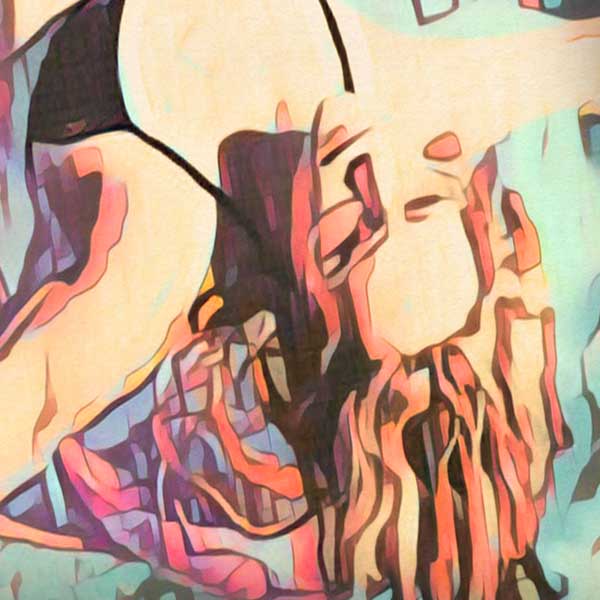 Details of Ibiza Poster Farniente by Alecse | Ibiza Classic Print Balears