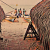 Details of the fishermen on Arugam Bay beach