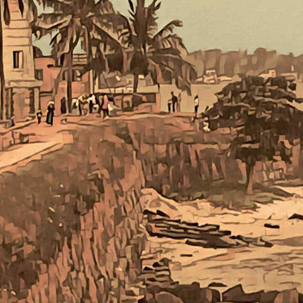 Details of Galle Fort poster Lighthouse 2 | Sri Lanka Travel Poster