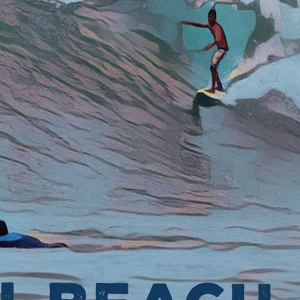 Détails de l'affiche d'Arugam Bay Line-Up Main Point | Affiche de surf classique
