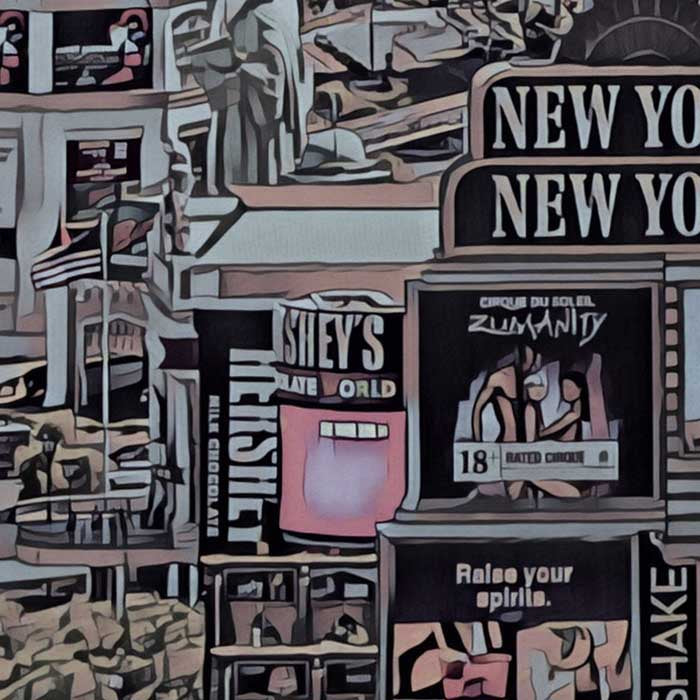 Details of the Las Vegas poster