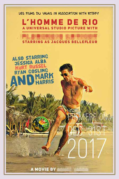 Poster-like personalised poster - Custom Movie Poster made from your own picture