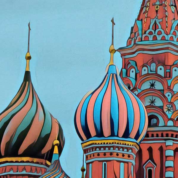 Details of the Moscow poster