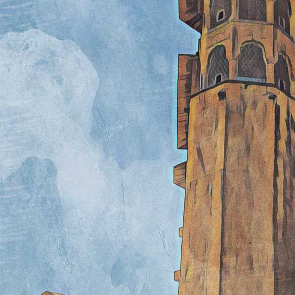 Details of Amber Fort | Rajasthan Travel Print of Jaipur