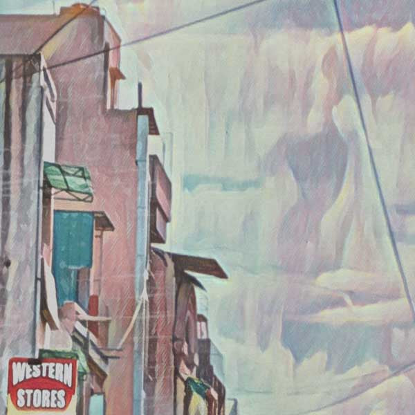 Details of Bangalore poster by Alecse