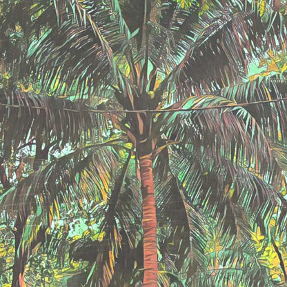 Details of Bangkok Poster Lumphini Park | Thailand Travel Poster