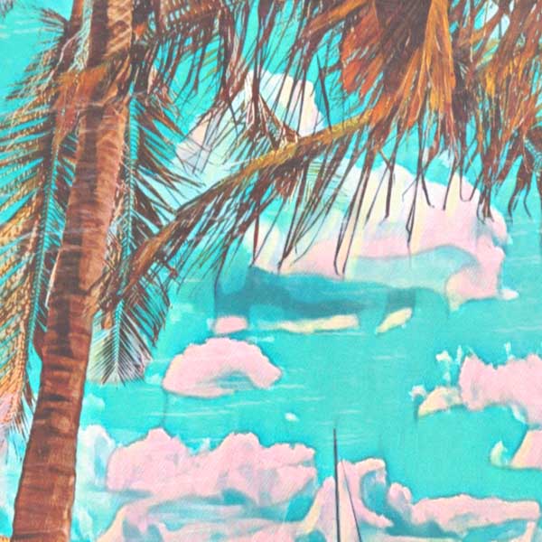 Details of the poster of Ambergris Caye by Alecse