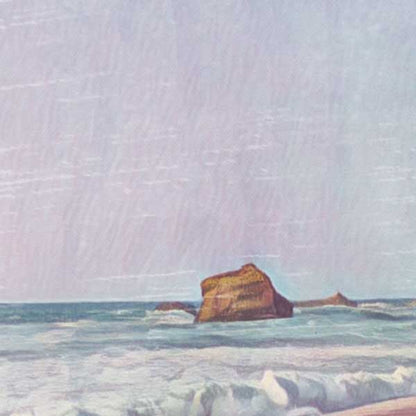 Details of Miramar Beach Poster Biarritz, limited edition vintage inspired poster