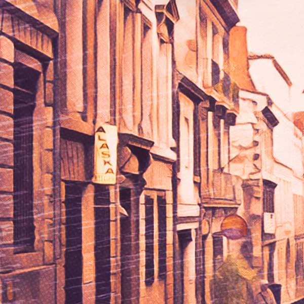 Details of Bordeaux Poster My Favorite color | Bordeaux Retro Poster