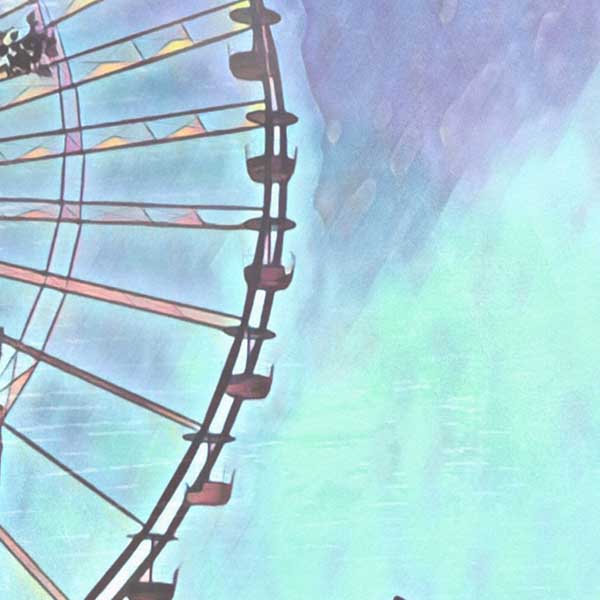 Details of Bordeaux Poster Quinconces | France Gallery Wall Print of Bordeaux