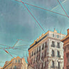 Details of Marseille Poster Canebiere | France Travel Poster of Marseille