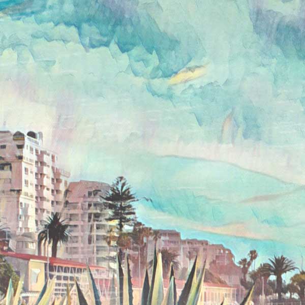 Details of Cape Town poster | South Africa Travel Poster