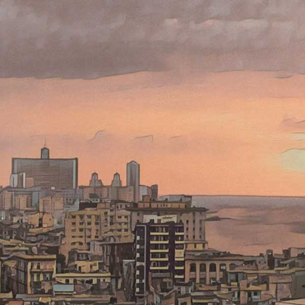 Details of Cuba poster Tierra Caliente | Retro Poster of Cuba | Limited Edition