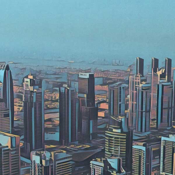 Details of the Dubai Panorama