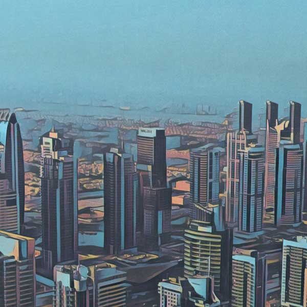 Details of the Dubai Panorama