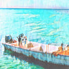 Détails d'un bateau dans l'affiche d'Exuma Bahamas par Alecse