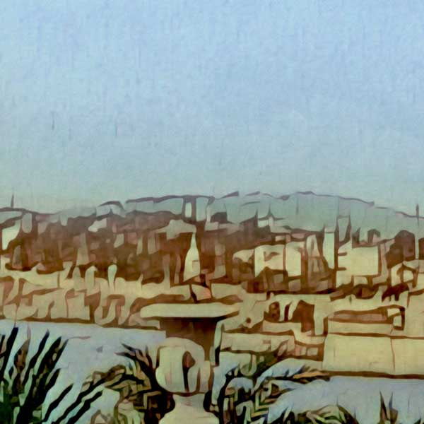 Details of Toulon Poster Le Mourillon | French Riviera Classic Print