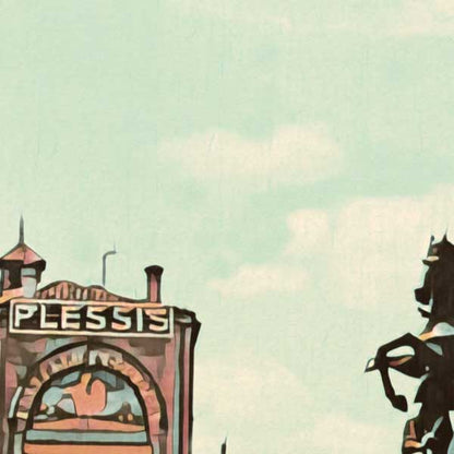 Details of Cognac Poster François the First | Charente Gallery Wall Print