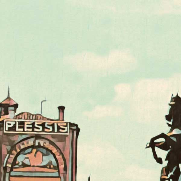 Details of Cognac Poster François the First | Charente Gallery Wall Print