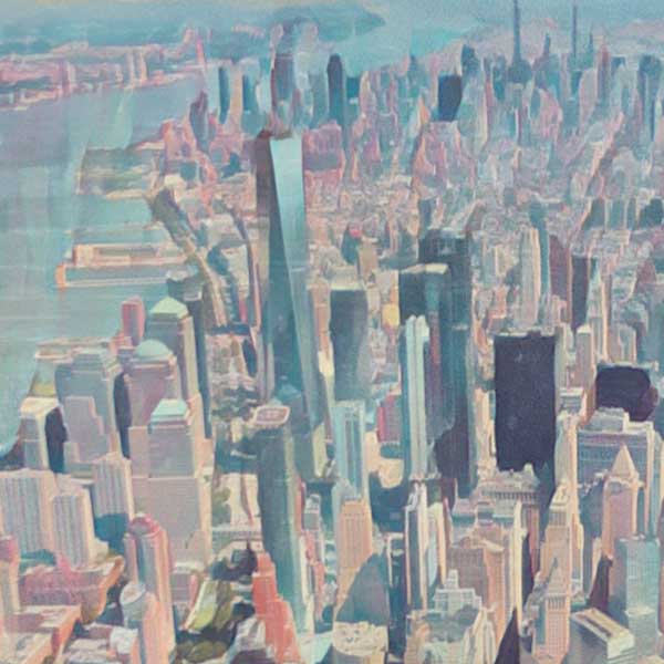 Manhattan Poster From The Sky