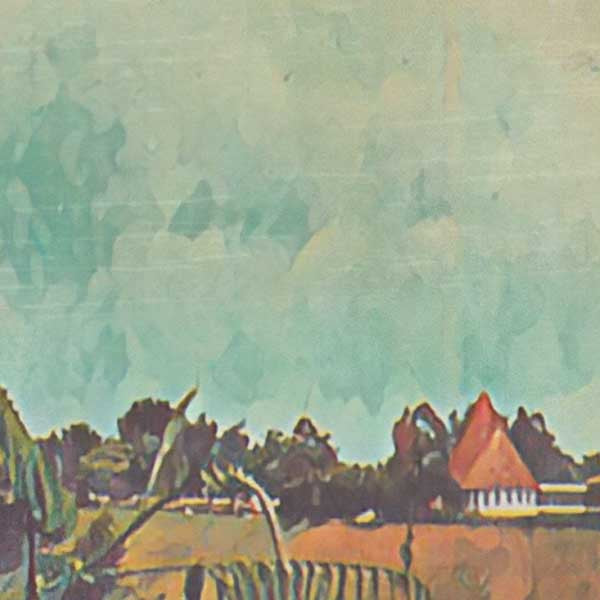 Details of the building next to Hotel Ivoire near Abidjan Laguna | Ivory Coast Poster