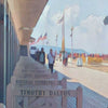 Close-up view of the Deauville travel poster revealing Alecse’s soft focus style