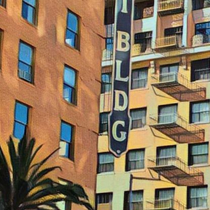 Details of Hollywood Boulevard Poster | California Travel Poster