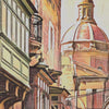 Close up of the Malta Poster Il Birgu by Alecse