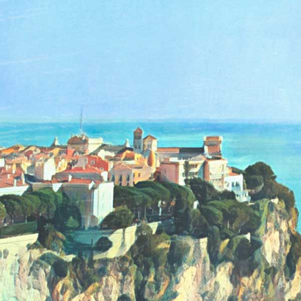 Détails du rocher sur l'affiche Monaco d'Alecse