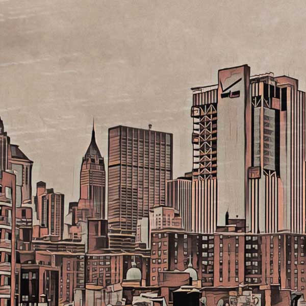 Détails de l'affiche de New York Chinatown | Impression murale de la galerie américaine de New York
