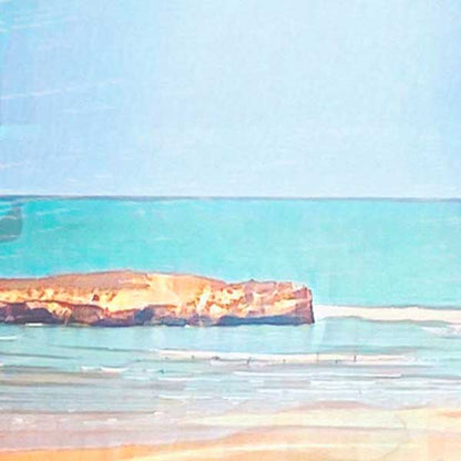 Details of Oualidia, Morocco travel poster