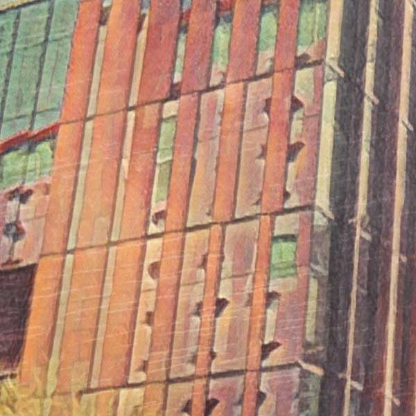 Close-Up of Phoenix University Art - Alecse's Retro Urban Design