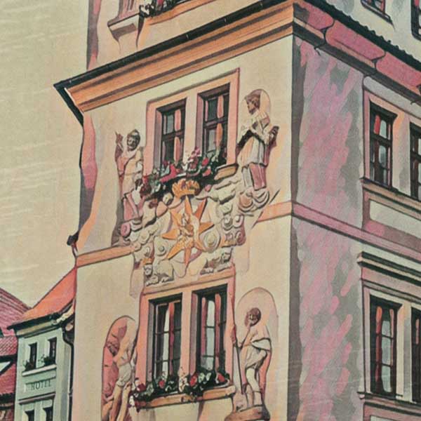 Détails de l'affiche de Prague Vieille voiture | Czechia Gallery Wall Print of Bohême