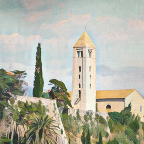 Close up of Rab Island | Croatia Gallery Wall Print