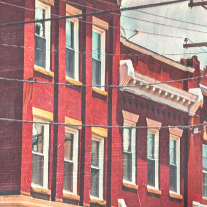 Details of the old building in Richmond poster