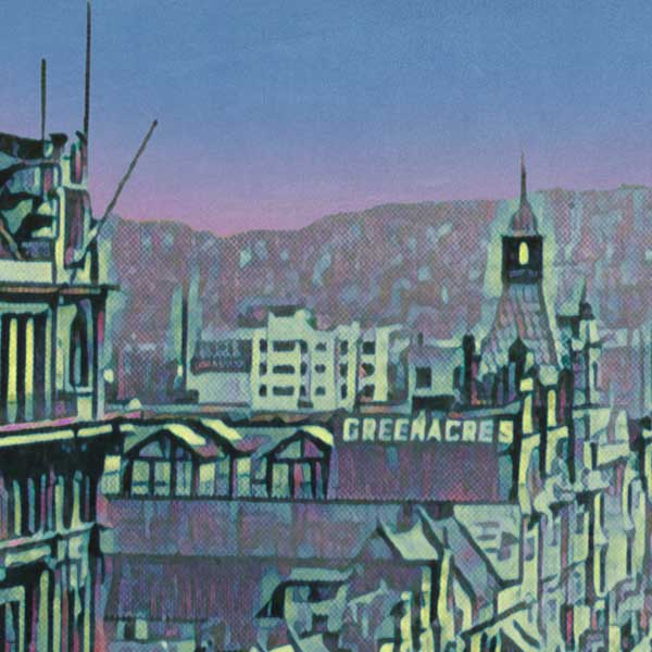 Details of DURBAN poster DREAMING | South Africa Vintage Travel Poster