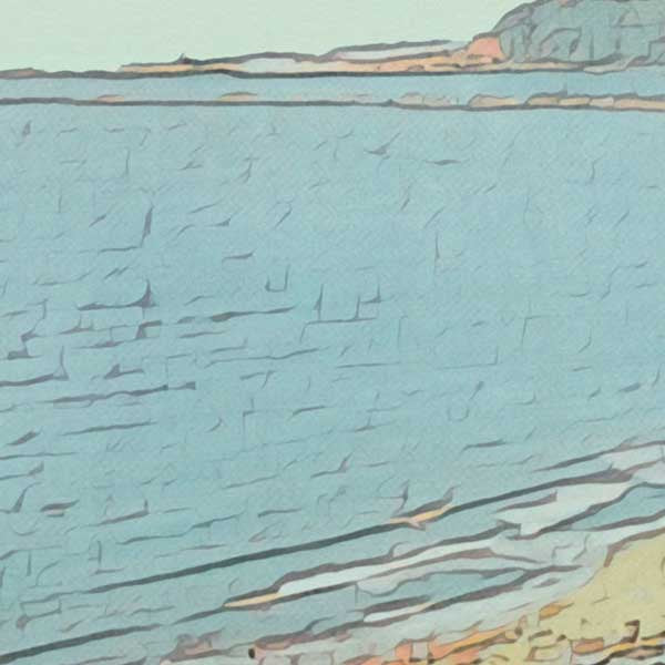 Details of Durban Poster Sea Front | South Africa Gallery Wall Print of Durban