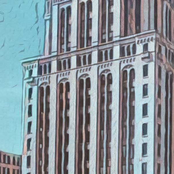 Details of the Hunter Dulin building | Classic San Francisco Print