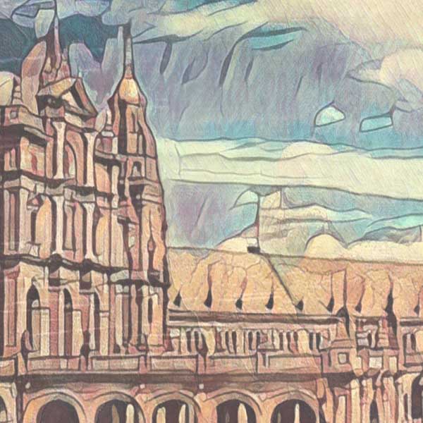 Details of the Seville poster