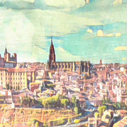 Details of Toledo Poster Panorama | Spain Travel Poster of Castilla