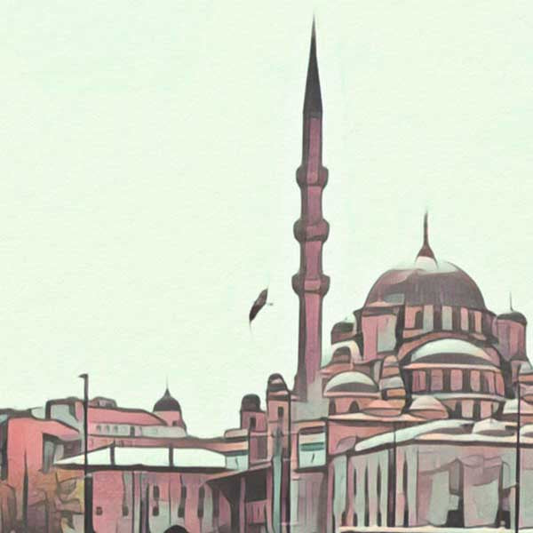 Details of the Istanbul poster